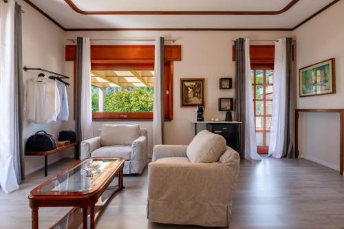 Χώρος καθιστικού στο Sorrento luxury