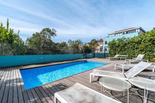 Πισίνα στο ή κοντά στο HM - Porto Blue Pool Apartment