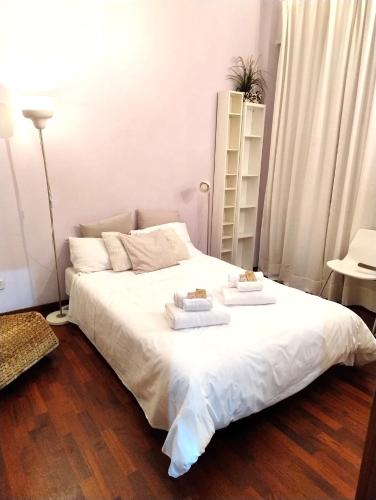 Postel nebo postele na pokoji v ubytování Design Apartment close to Trastevere