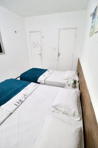 Katil atau katil-katil dalam bilik di Apartamento Mobiliado AptCE