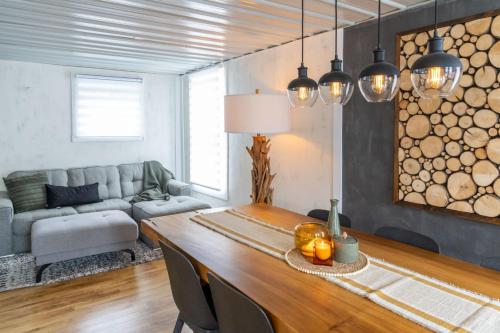 Posezení v ubytování Maison du Village - Nature Beach Bike & Village