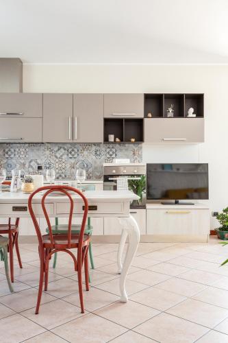 Dapur atau dapur kecil di Apartment MisiAdele