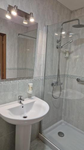 Ένα μπάνιο στο Hotel Miracastro