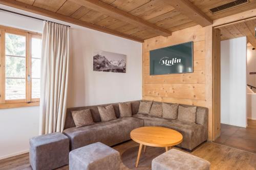 Zona de estar de Hotel Mulin by Amanthos
