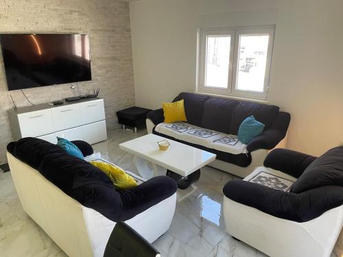 Apartment with large living room