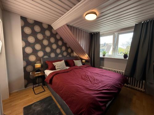 Postel nebo postele na pokoji v ubytování Lichtblick 2