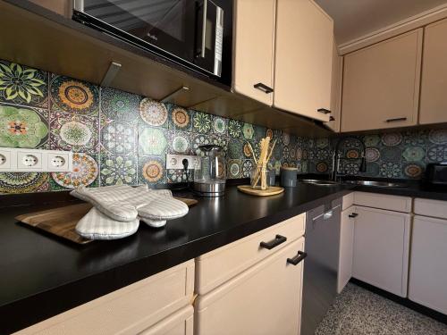 Kuchyň nebo kuchyňský kout v ubytování Lichtblick 2