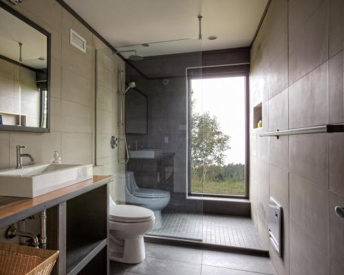 Koupelna v ubytování Villa Le Phare