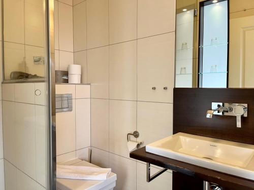 Ένα μπάνιο στο Appartementhaus Seemöwe Korallenmöwe