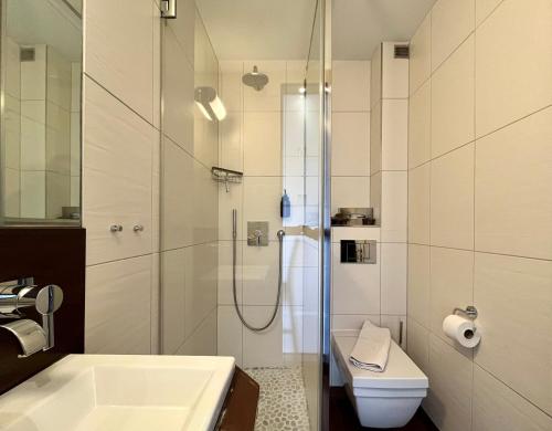 Ένα μπάνιο στο Appartementhaus Seemöwe Strandmöwe