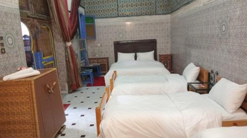 Postel nebo postele na pokoji v ubytování Riad Carole - Perfect for Families & Groups