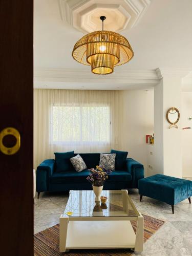 Posezení v ubytování Mediterranean Dream Apartment - Sousse