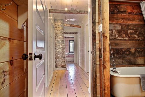 Koupelna v ubytování Chalet Le Fossile