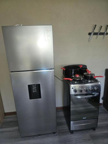 Kuchyň nebo kuchyňský kout v ubytování Casa Torogoz