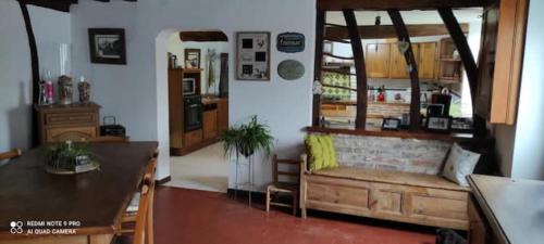 Posezení v ubytování La ferme des gribouts