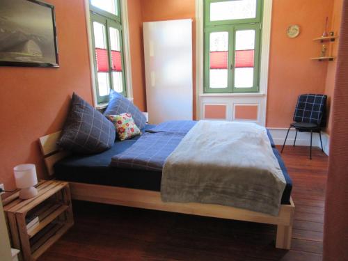 Postel nebo postele na pokoji v ubytování Ferienwohnung Schönmünzblick