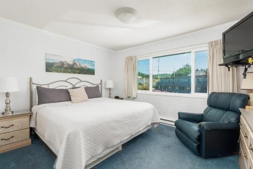 Postel nebo postele na pokoji v ubytování Ocean Terrace Condominiums