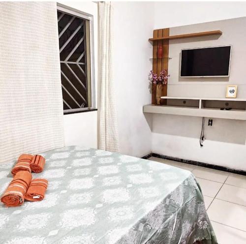 Μια τηλεόραση ή/και κέντρο ψυχαγωγίας στο Casa morada baiana