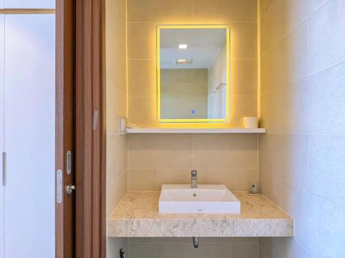 Koupelna v ubytování Condotel CSJ Luxury Vũng Tàu