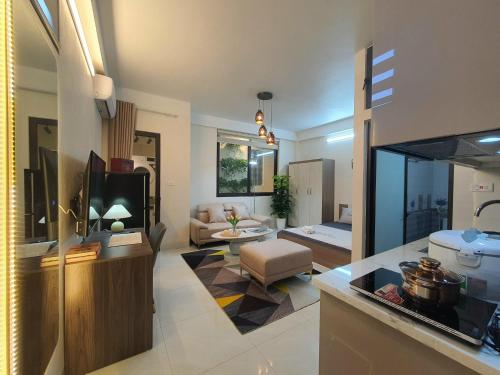 Η κουζίνα ή μικρή κουζίνα στο The Little'N Homestay Ha Noi 59