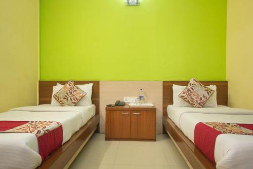 Hotel O Gitanjali Innにあるベッド