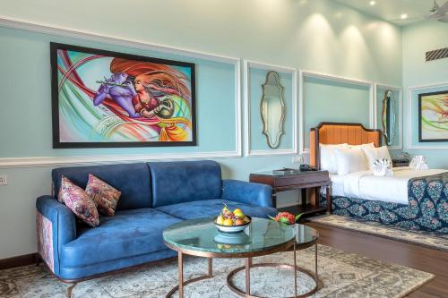 Ruang duduk di Mayfair On Sea, Morjim Beach, Goa