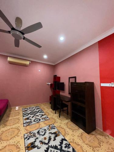 Χώρος καθιστικού στο Cenang Room Rahsia Motel