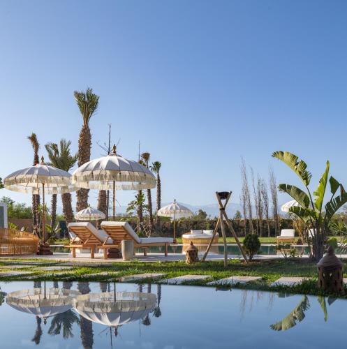 Ein Garten an der Unterkunft Yin Hotel & Spa