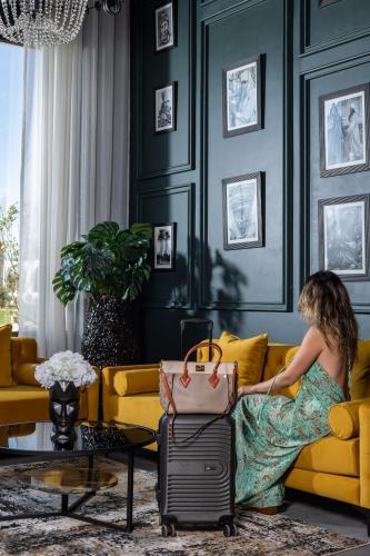 Ein Sitzbereich in der Unterkunft Yin Hotel & Spa