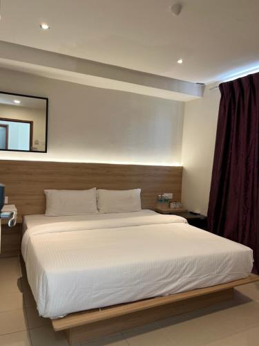 Postel nebo postele na pokoji v ubytování Hotel Miju