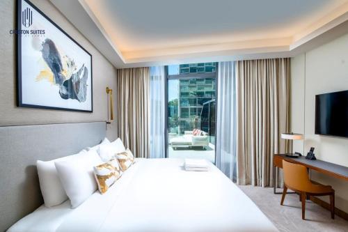 Modern Luxury 1-BR Opera - Steps to Burj & Downtown Dubai