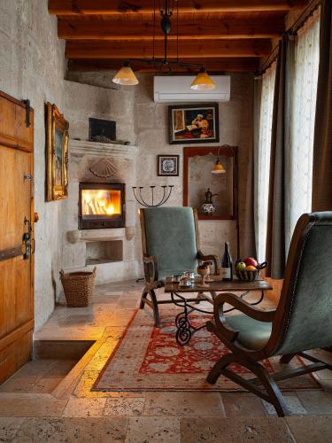 Un lugar para sentarse en Kelebek Special Cave Hotel & Spa