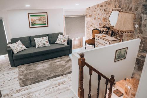 Χώρος καθιστικού στο Casa do Fulão