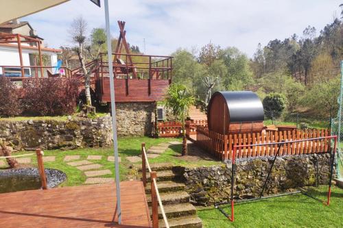 Κήπος έξω από το Casa do Fulão