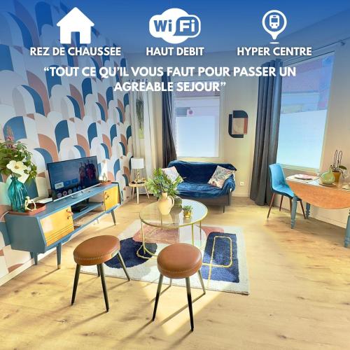 T2 Cosy Centre Ville Amiens - Rez-de-chaussée