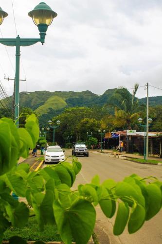 a view of a street with cars on the road at AmazINN Places Border Villages Valley in Valle de Anton
