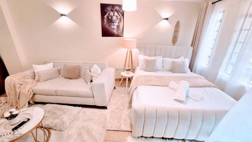 Χώρος καθιστικού στο Kay's luxury homes