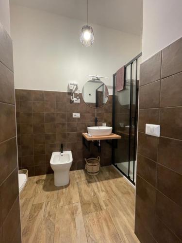 Koupelna v ubytování 2Effe Circeo B&B