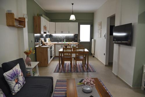 TV a/nebo společenská místnost v ubytování Hara House