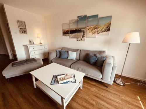 Posezení v ubytování Ferienwohnung Ocean in Born