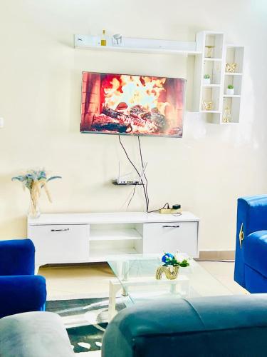 Blue Studio de Bellaにあるテレビまたはエンターテインメントセンター