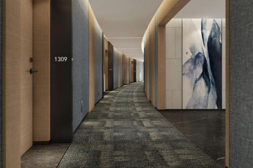 a hallway of a building with at Fairfield by Marriott® Hangzhou Zhuantang in Hangzhou