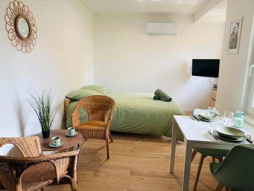 Μια τηλεόραση ή/και κέντρο ψυχαγωγίας στο Studio Proche Gare & Centre Ville