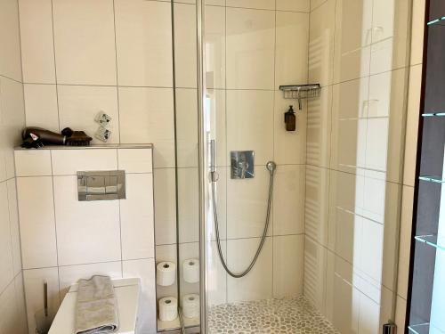 Ένα μπάνιο στο Appartementhaus Seemöwe Eismöwe