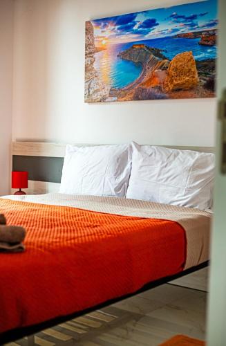 Ένα ή περισσότερα κρεβάτια σε δωμάτιο στο Apartment in Mellieha, Malta