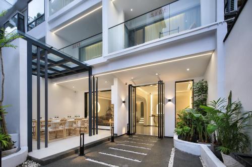 Μπαλκόνι ή βεράντα στο Yangshuo QingQing Riverside Inn