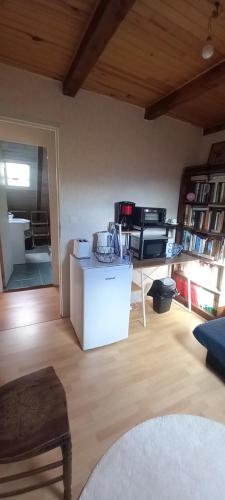 Ruang duduk di chambres d'hôtes Imago