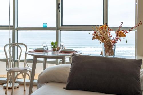 Χώρος καθιστικού στο Estudio en Playa San Lorenzo
