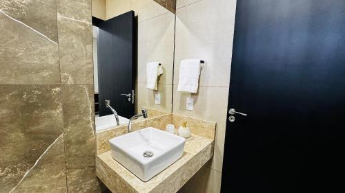 Ένα μπάνιο στο Pousada Casa Libertas