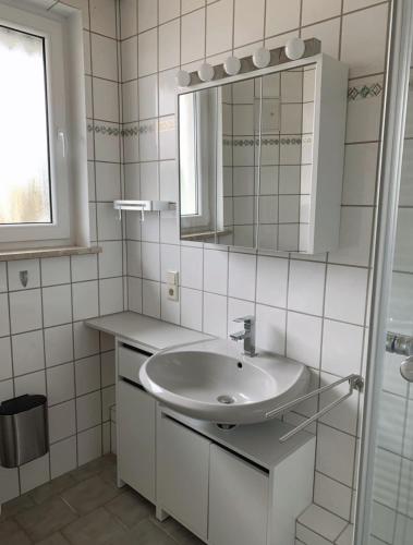 Koupelna v ubytování Gasthof Hotel Bräustübl